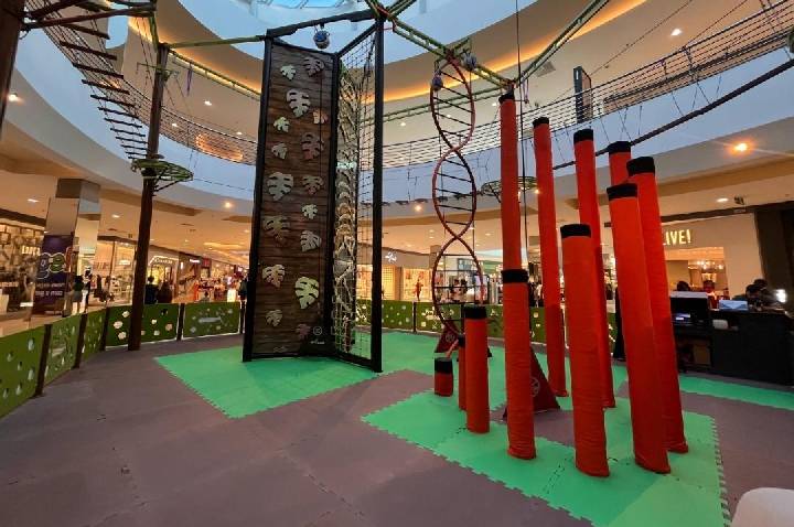 AVENTURA NAS ALTURAS: experiência radical transforma o BarraShoppingSul em parque interativo para todas as idades