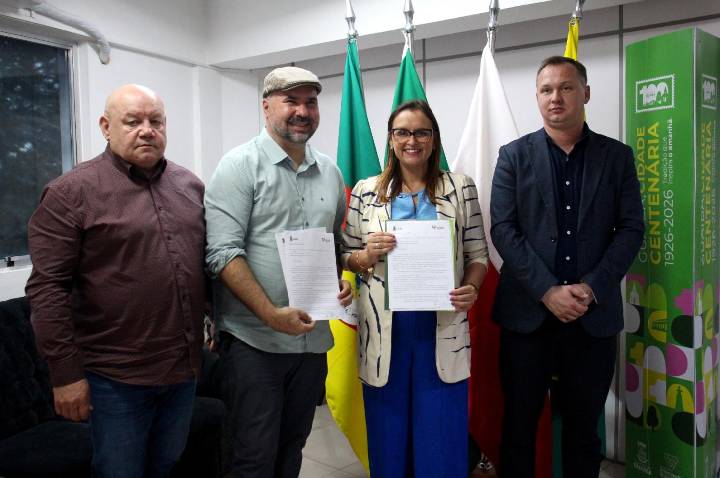 Carta de intenções sela parceria internacional e projeta Guaíba como polo esportivo Brasil–Polônia