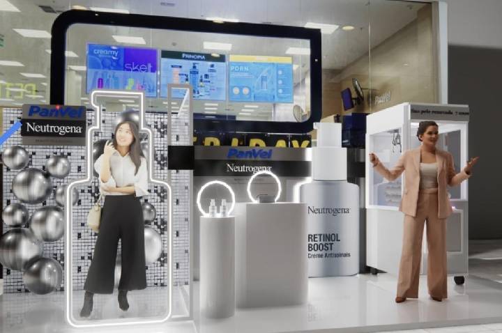 NEUTROGENA® e Panvel lançam experiência imersiva para apresentar a nova linha Retinol Boost no Iguatemi