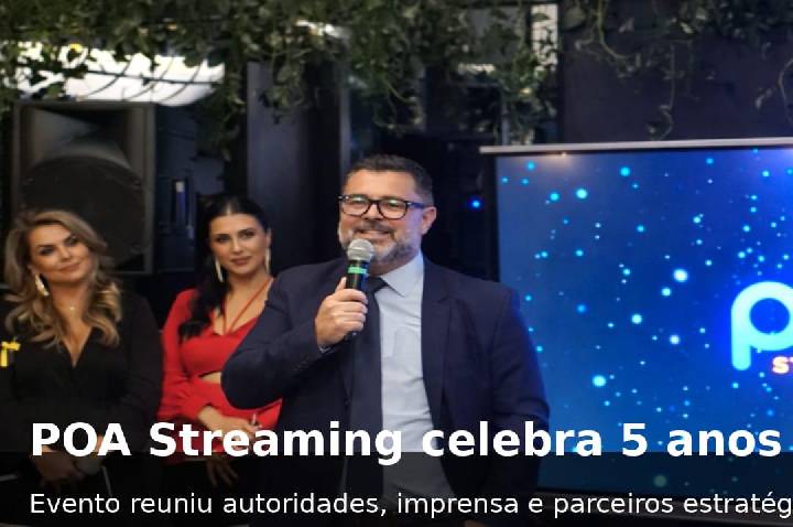 POA Streaming celebra 5 anos de sucesso com evento especial no restaurante Asiana