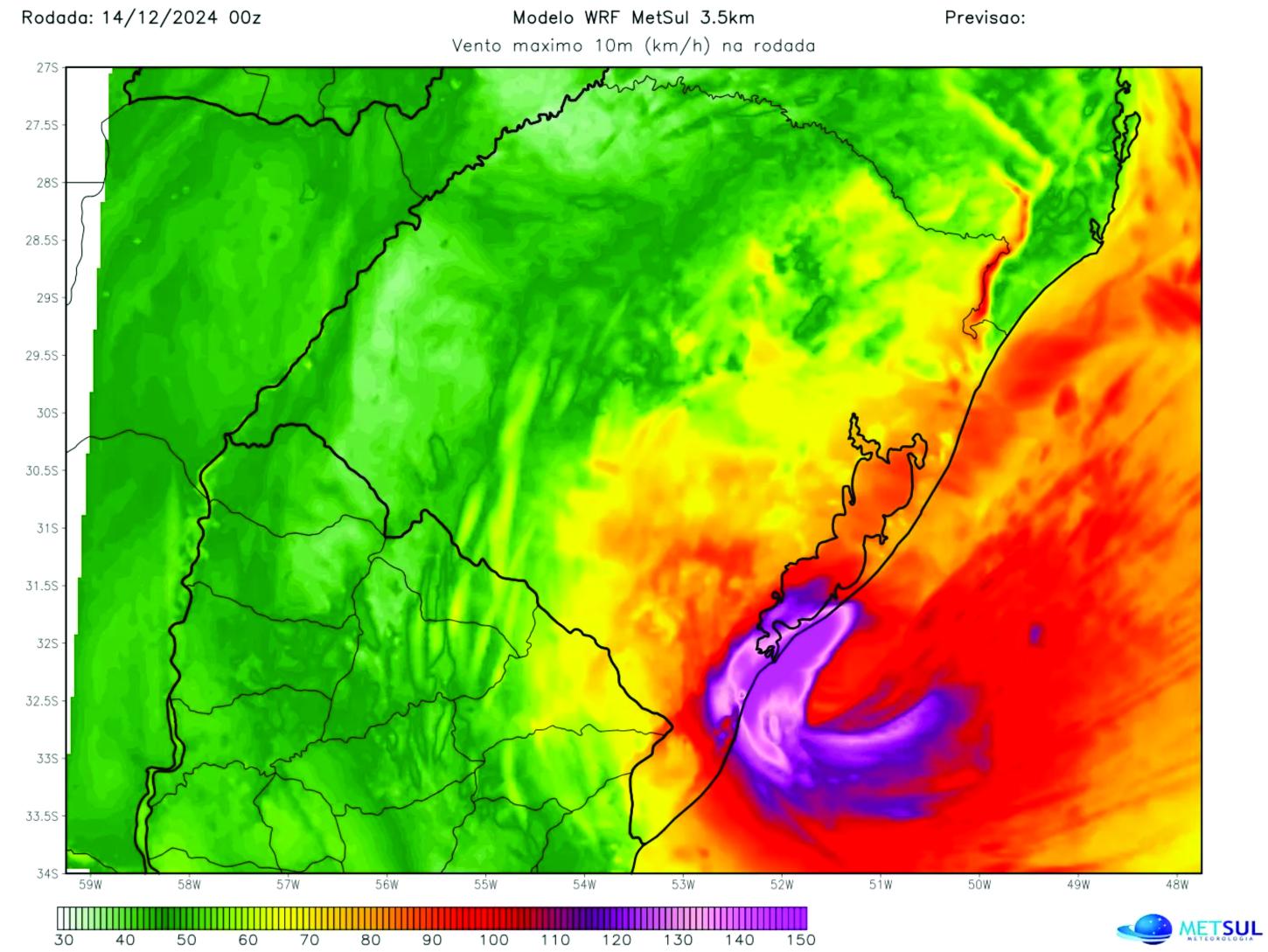 Rio Grande do Sul em Alerta: Formação do Ciclone Subtropical Biguá