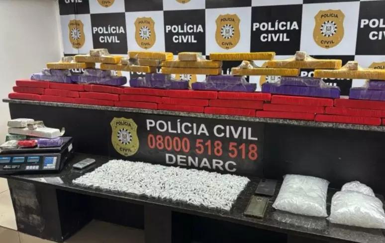 Polícia Civil desarticula depósito de drogas e prende dois homens no Rio Grande do Sul