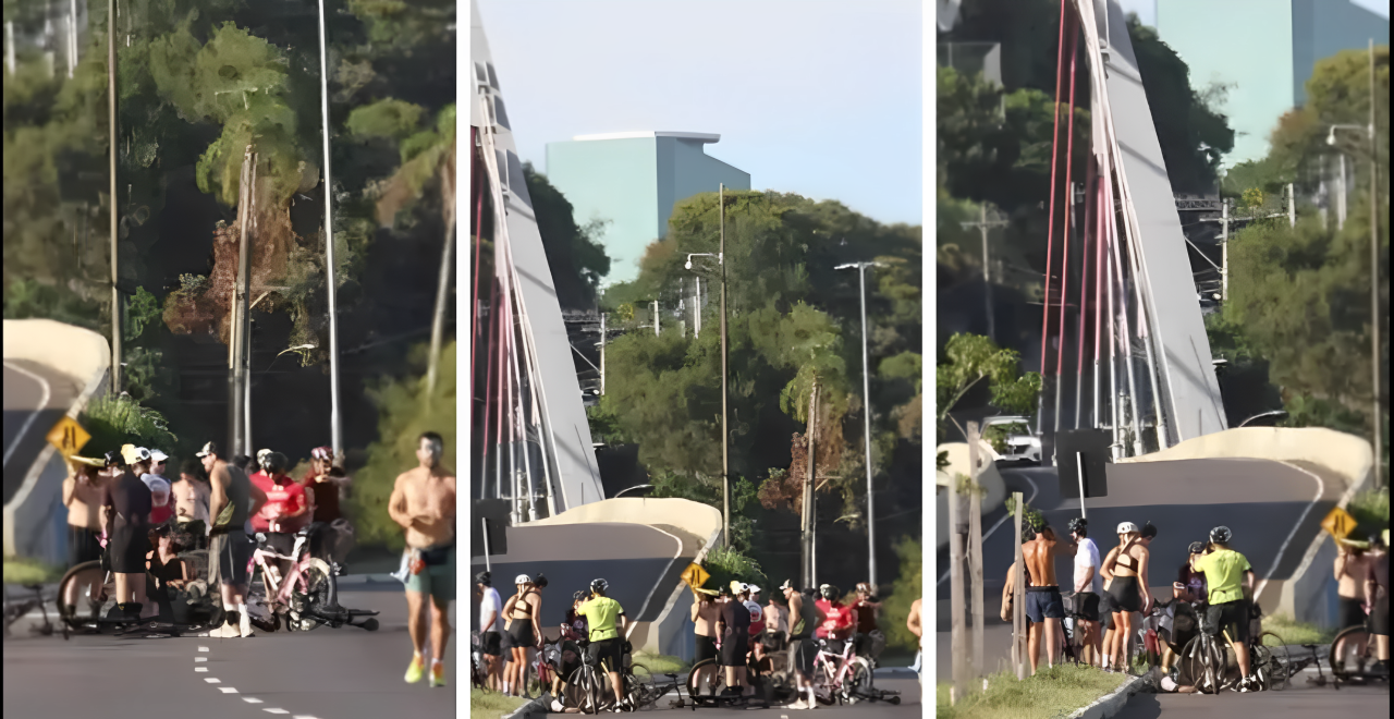 Trágico acidente entre ciclistas na Orla do Guaíba gera comoção e debate sobre segurança