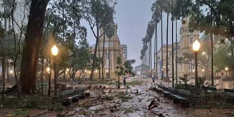 MetSul explica as causas da tempestade desta segunda-feira