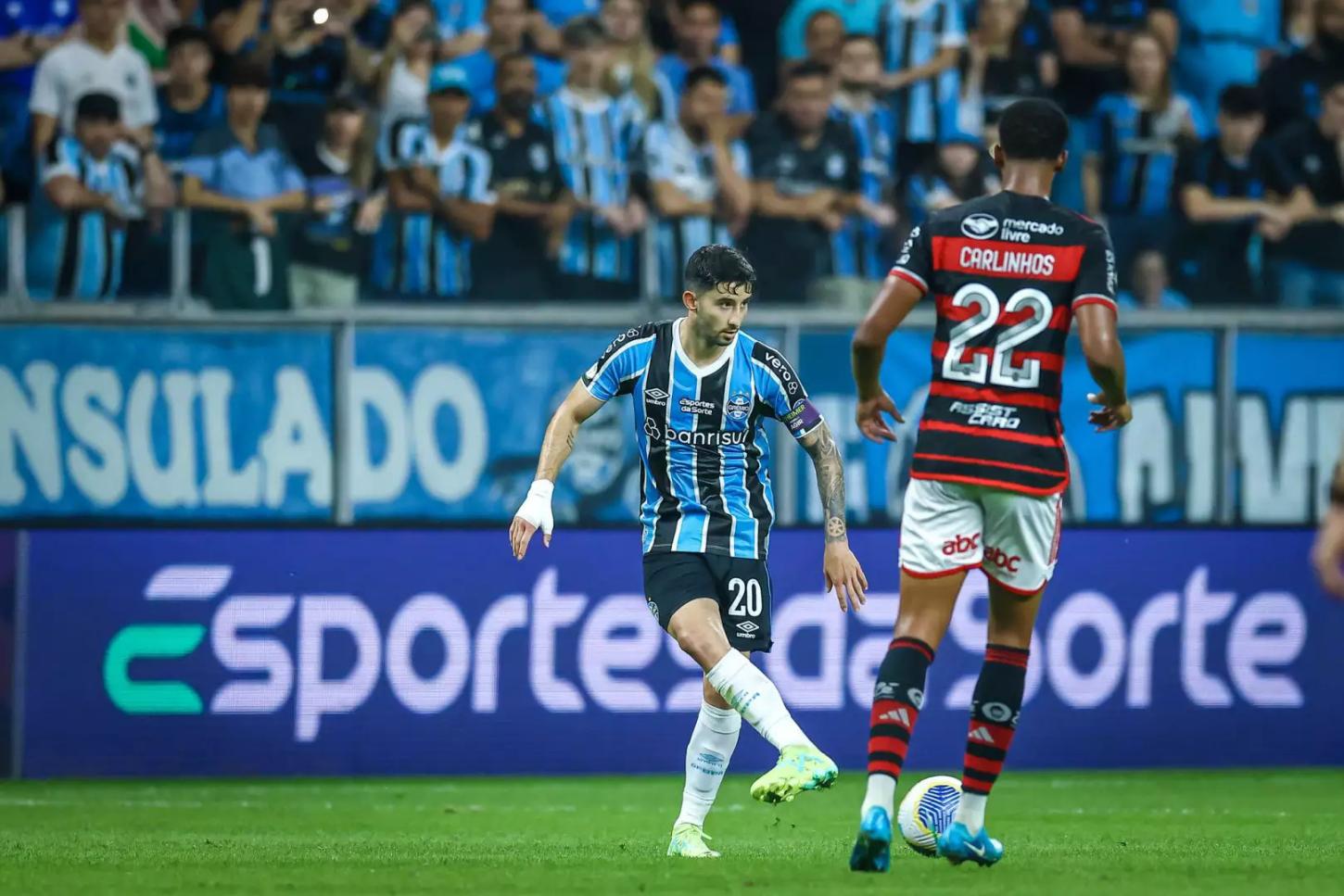 Grêmio e Flamengo medem forças na Arena em duelo de gigantes pelo Brasileirão