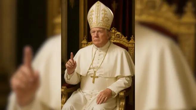 Trump vestido de papa: imagem gerada por IA acende polêmica global