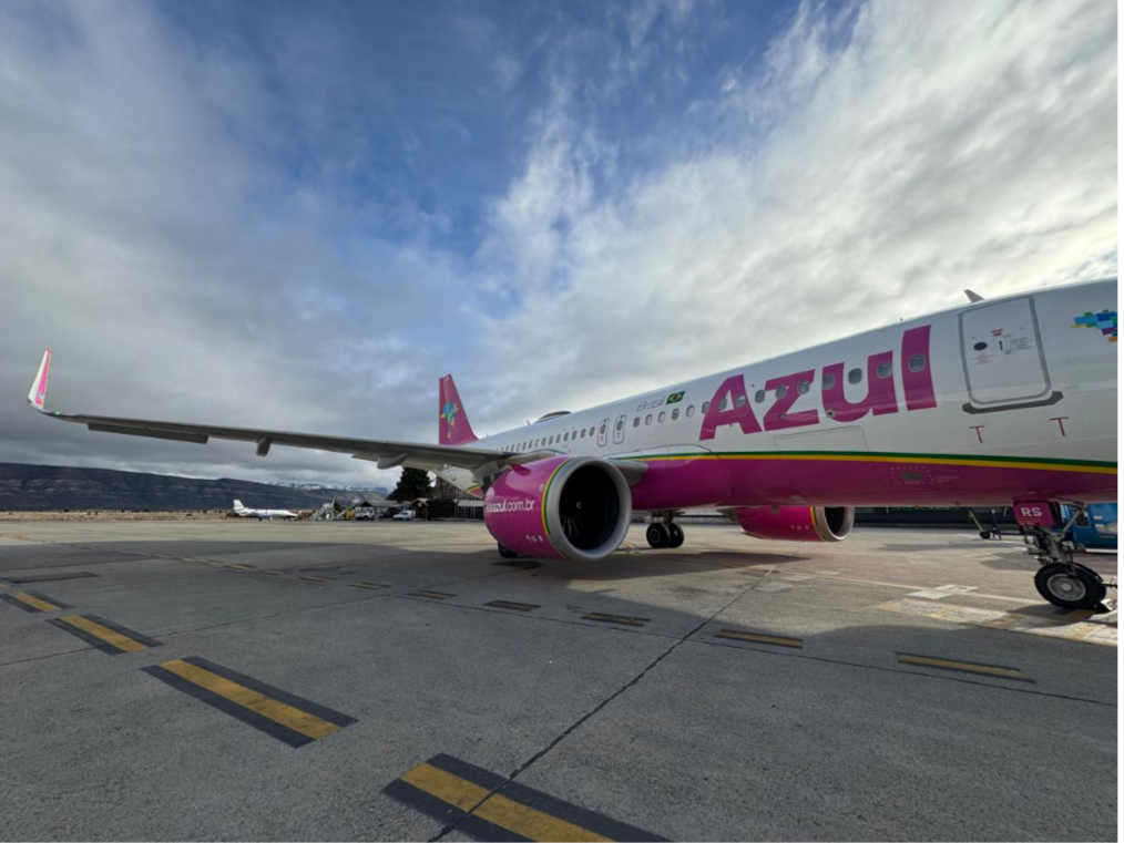 Azul estreia voo direto entre Porto Alegre e Bariloche