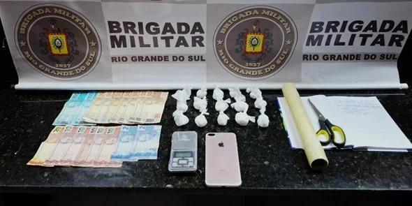 Gerente do tráfico é preso com drogas e munições no bairro Floresta