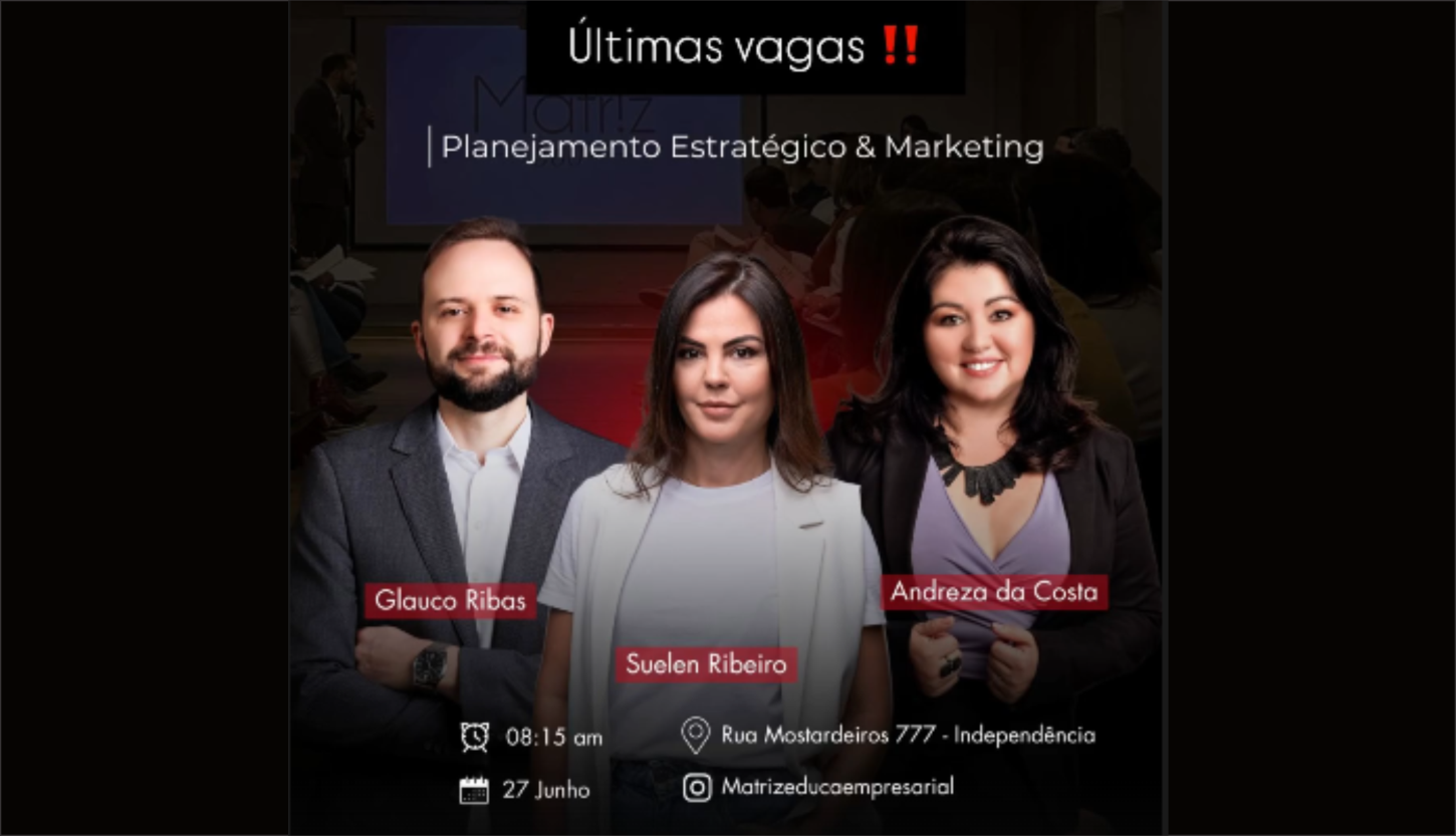 Palestra com Glauco Ribas destaca marketing digital e gestão estratégica para empreendedores