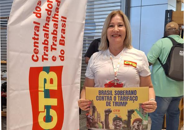 Presidenta do SIMUCA, Carla Simone, participa do 6º Congresso Nacional da CTB e defende a formação sindical como bandeira estratégica