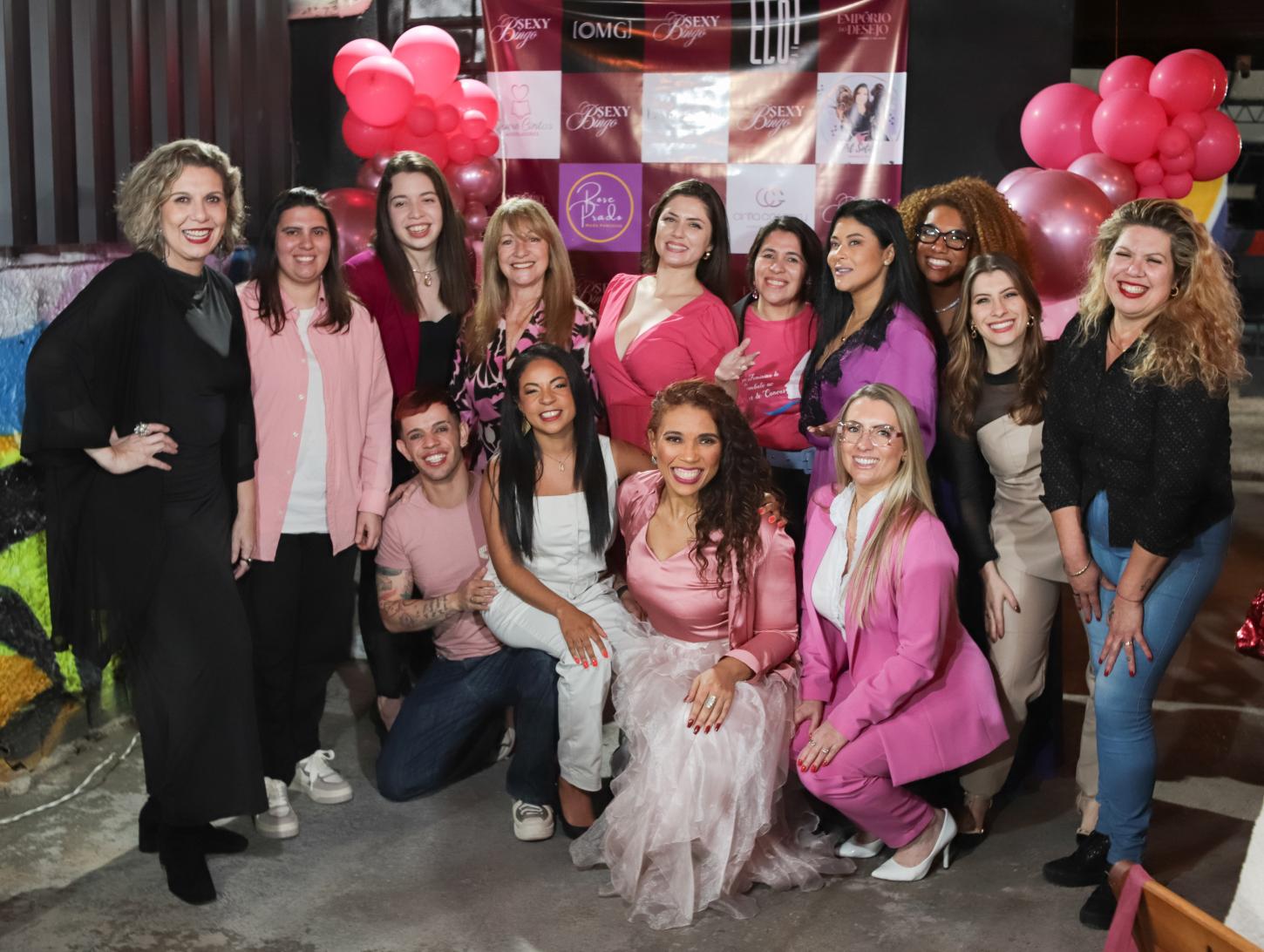 Outubro Rosa é celebrado com Sexy Bingo em uma noite de luz, prevenção e poder feminino
