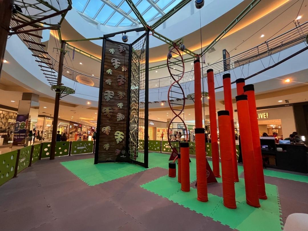 AVENTURA NAS ALTURAS: experiência radical transforma o BarraShoppingSul em parque interativo para todas as idades