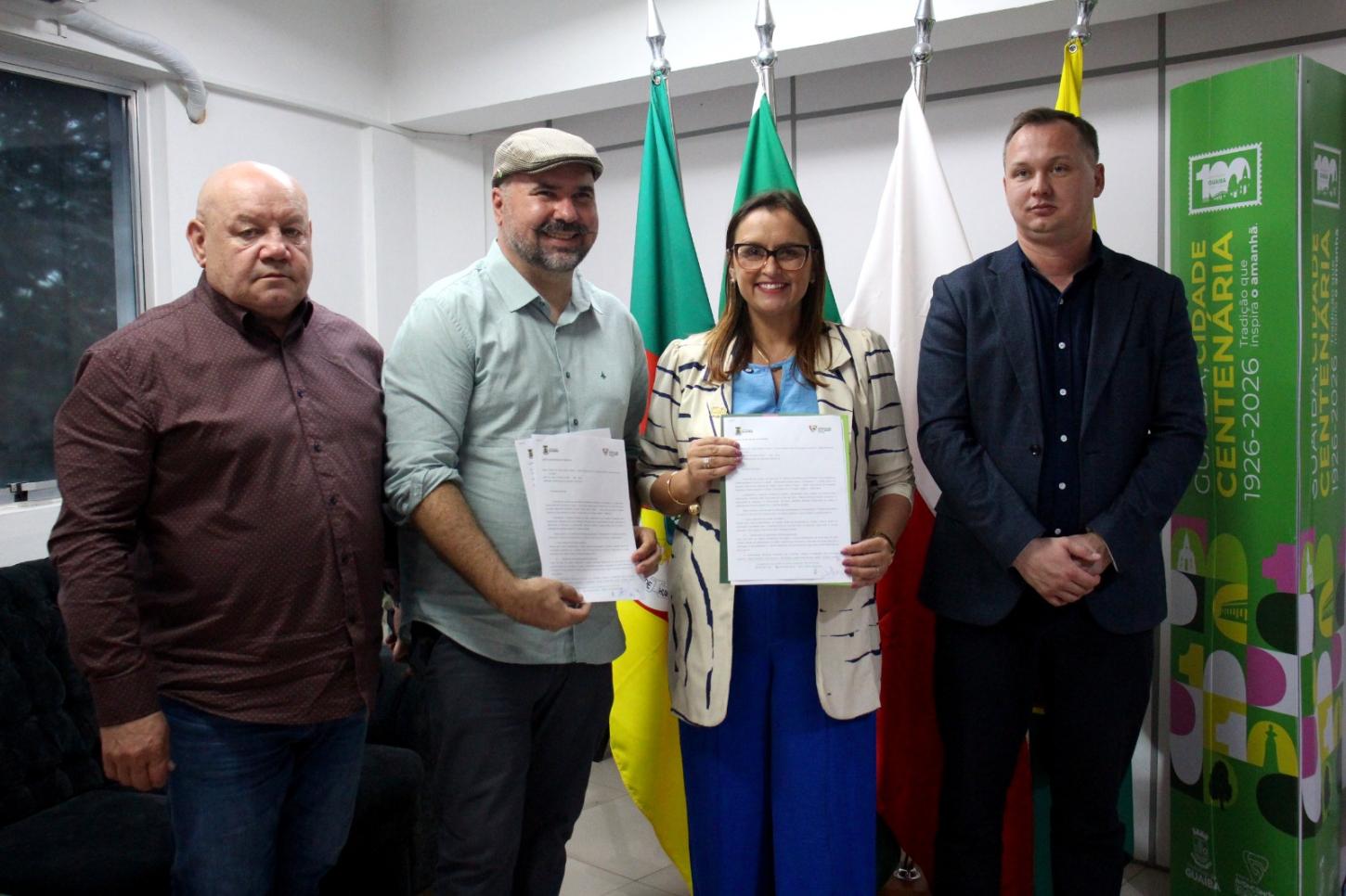 Carta de intenções sela parceria internacional e projeta Guaíba como polo esportivo Brasil–Polônia