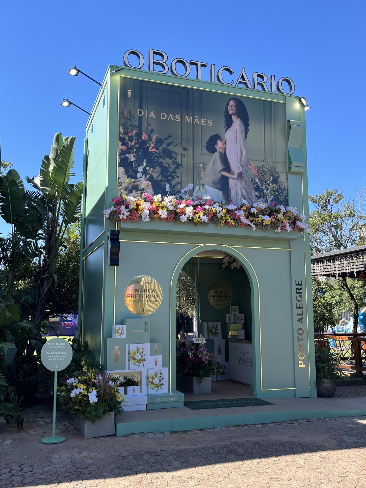 O Boticário celebra o Dia das Mães com experiência sensorial gratuita e brindes no Cais Embarcadero
