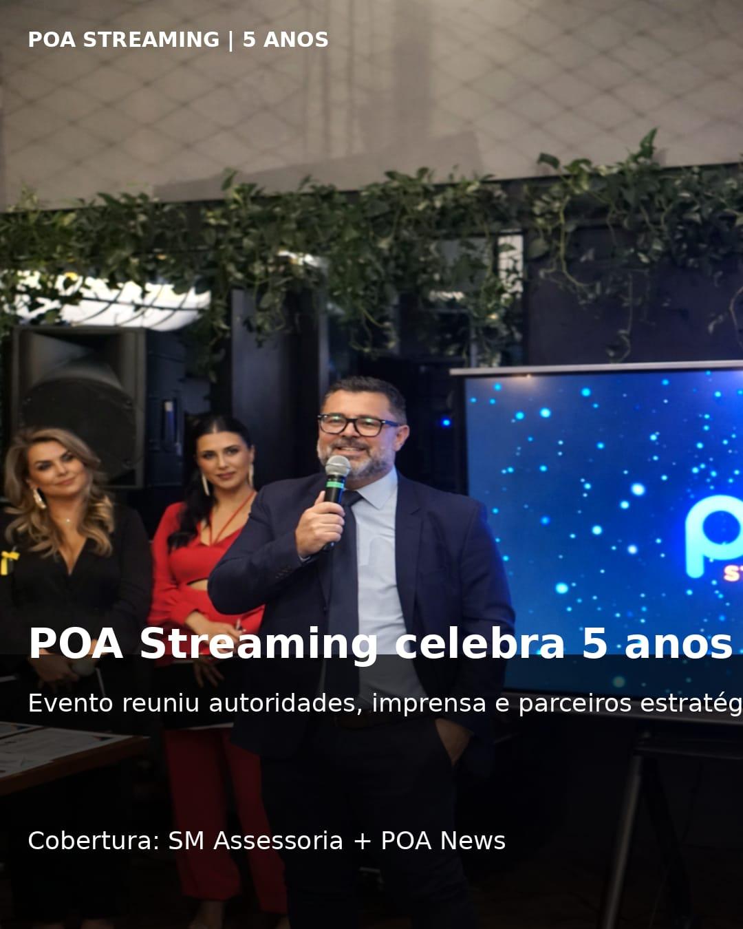 POA Streaming celebra 5 anos de sucesso com evento especial no restaurante Asiana