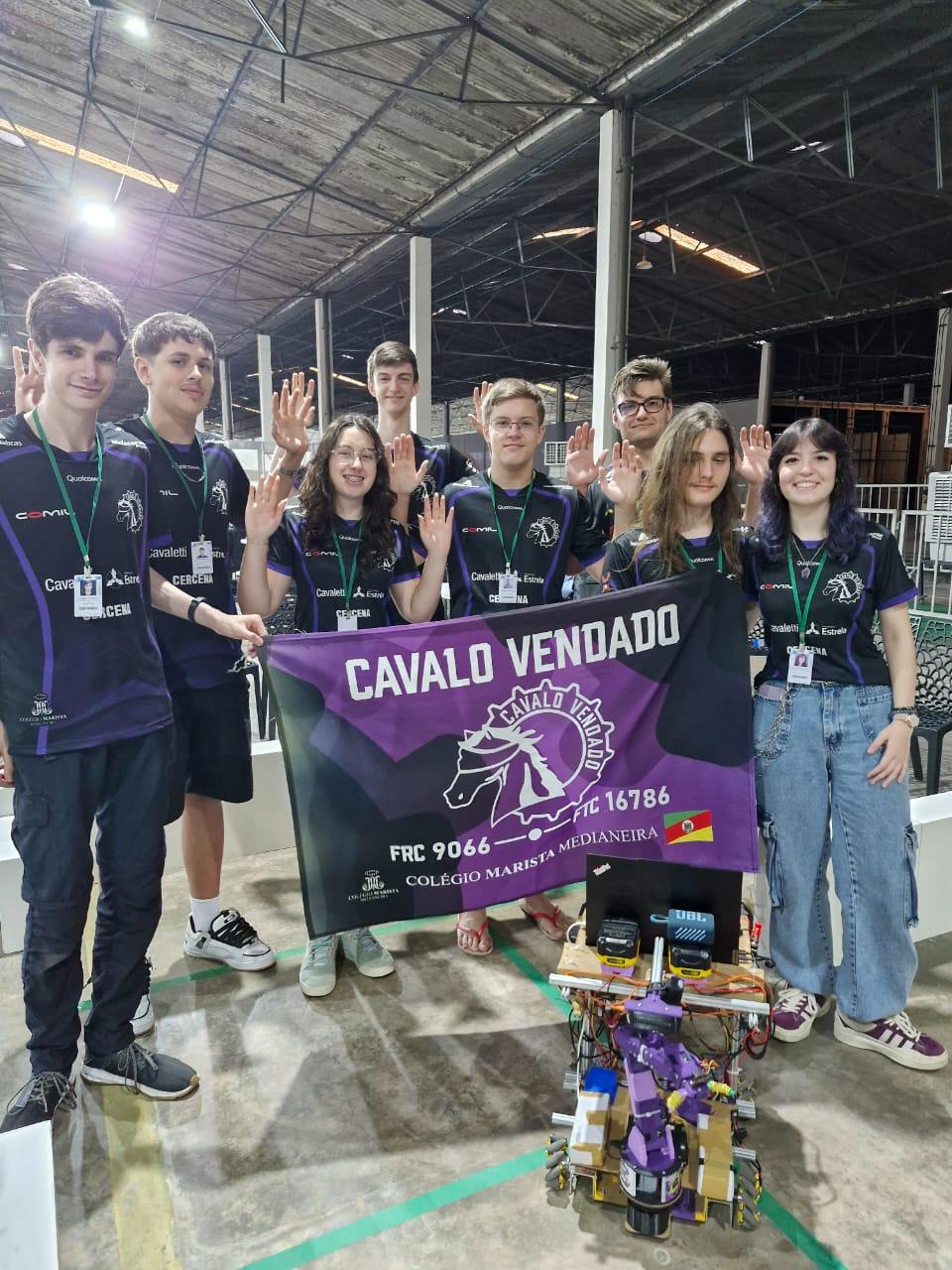 Estudantes maristas representarão o Brasil em mundial de robótica na Coreia do Sul