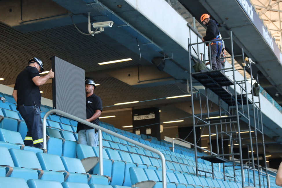 Arena do Grêmio entra na era das Smart Arenas com Ring LED 360º inédito da LG