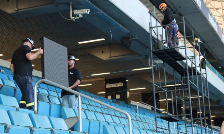Arena do Grêmio entra na era das Smart Arenas com Ring LED 360º inédito da LG