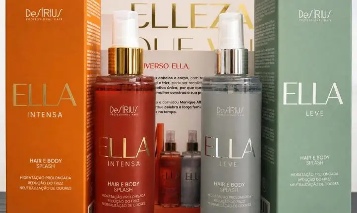 Desírius lança Kit ELLA Hair & Body Splash e conquista o público com proposta de fragrância personalizada e sensorial
