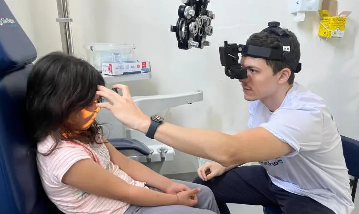 Mutirão atende 200 crianças e reforça a importância dos cuidados com a visão desde cedo
