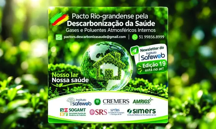 O perigo pode estar no ar da sua casa: newsletter do Instituto Safeweb amplia debate sobre poluição invisível
