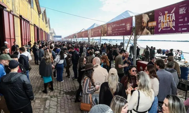Paleta Atlântida Porto Alegre amplia experiências gastronômicas, musicais e de lazer em edição histórica no Cais Mauá