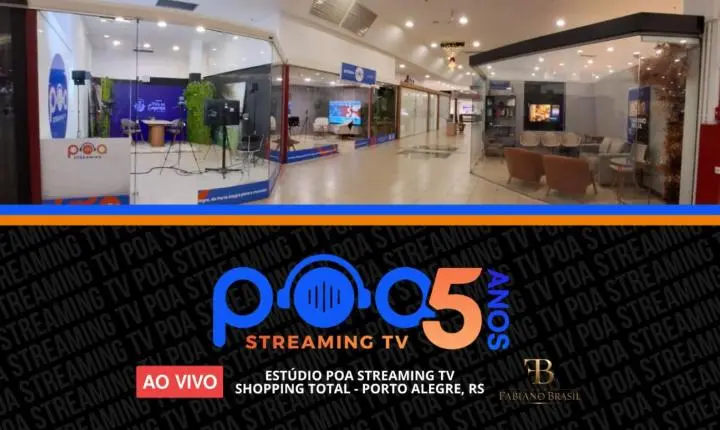 POA Streaming TV abre os bastidores da televisão ao público com câmera ao vivo 24 horas no YouTube