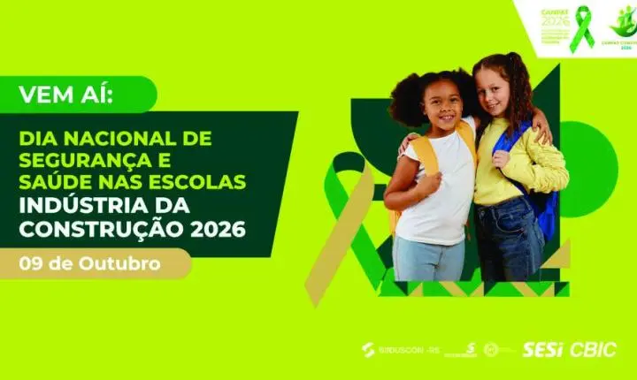 Semana CANPAT Construção 2026 aproxima segurança nos canteiros e formação de novos profissionais