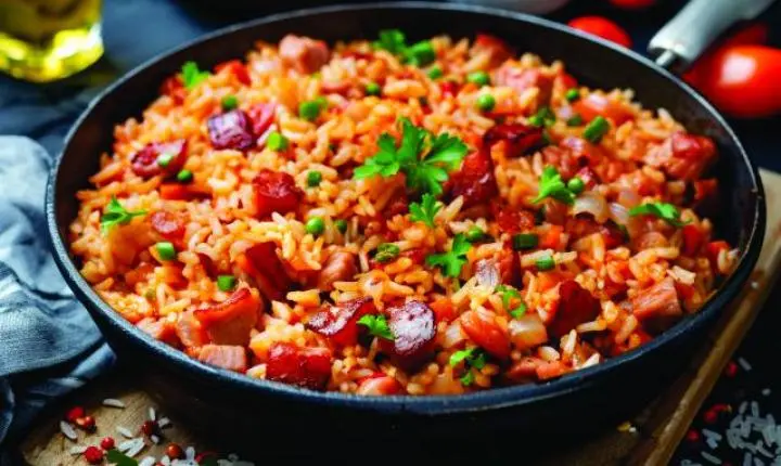Semana Farroupilha: aprenda a fazer arroz carreteiro, clássico da cozinha gaúcha